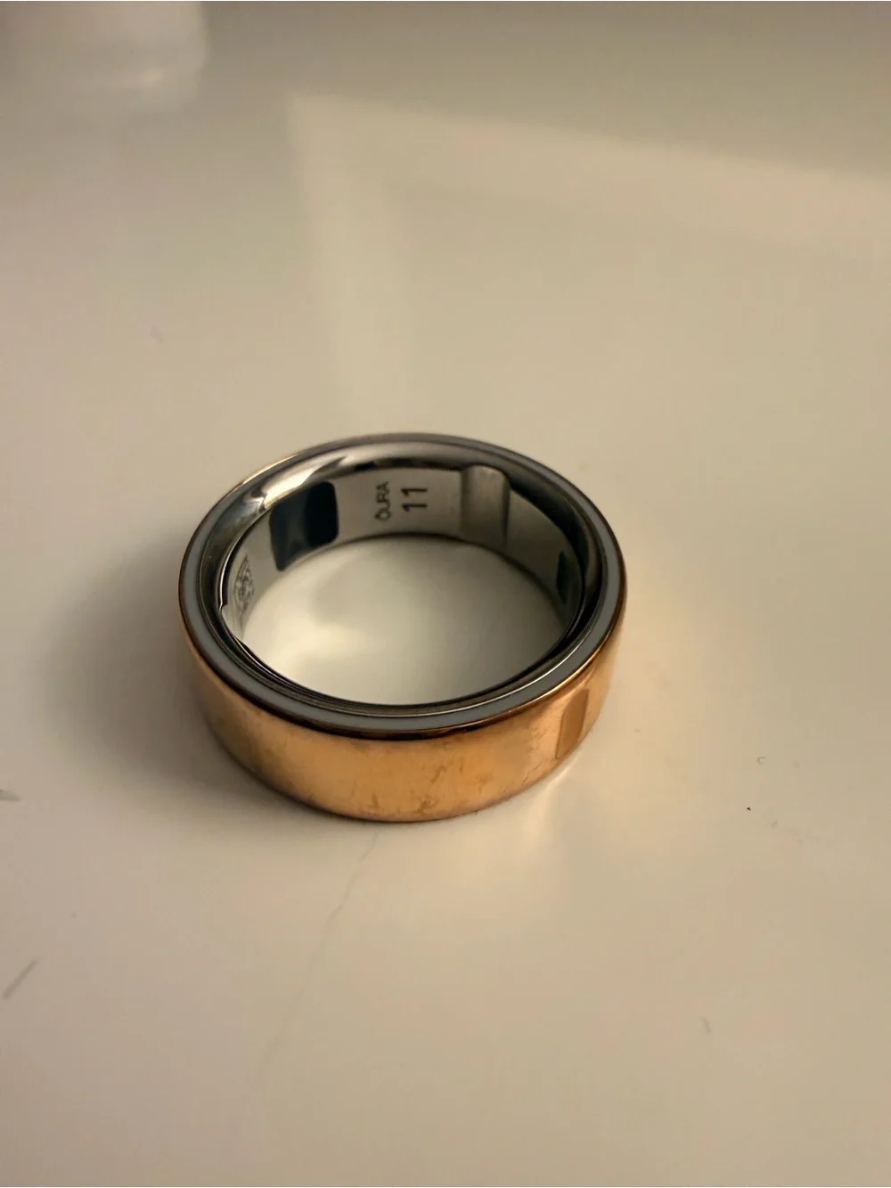 Rose Gold Oura Ring 4 Gen - size 11